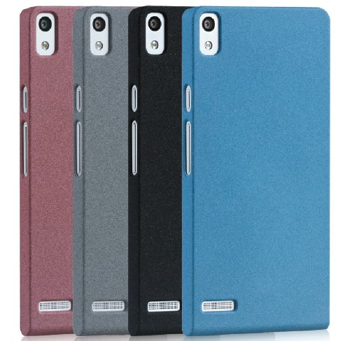 Frosted Hard Cover Case + Hd Ultra Clear Screen Protector Film for Huawei P6